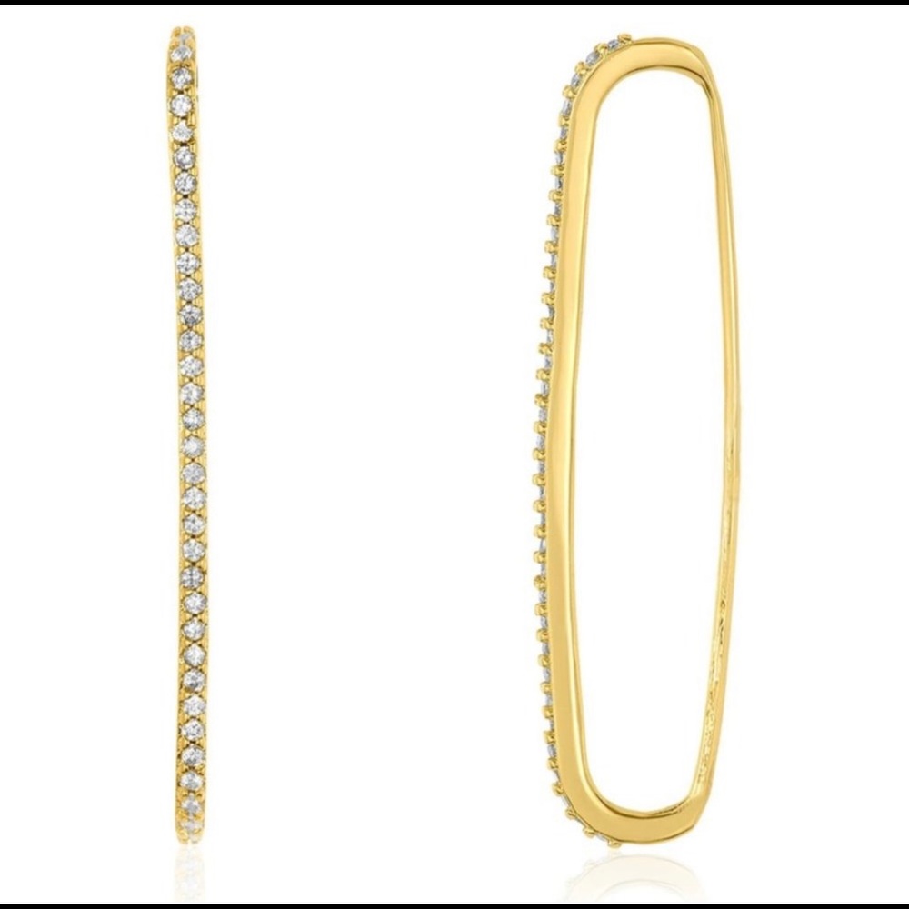 Melinda Maria NWT Pave ear bar